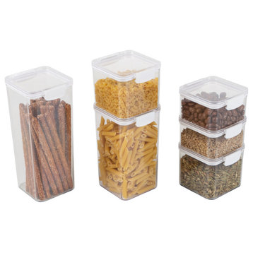 Food Storage Containers 6-Piece Containers with Lids Set