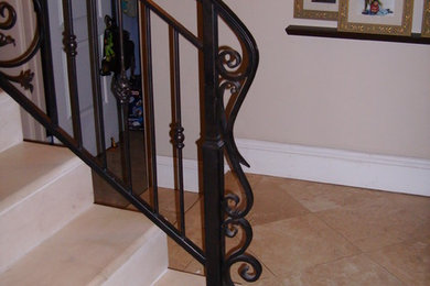 Staircase - eclectic staircase idea in Sacramento