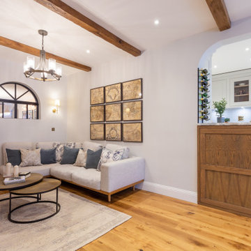 Luxury Home with Multicultural Interior Design and Sustainable Innovation