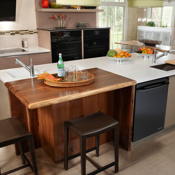 Modern Wood Live Edge Kitchen Counter