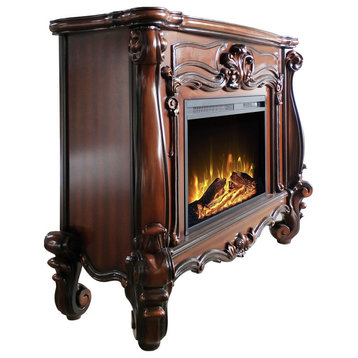 ACME Versailles Fireplace in Cherry Oak Finish