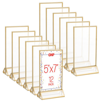 5x7 Picture Frames 12-Pack Floating Frame Set