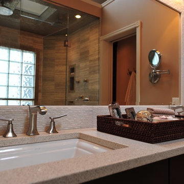 Soothing Steam Shower and Vanity Inner City Calgary
