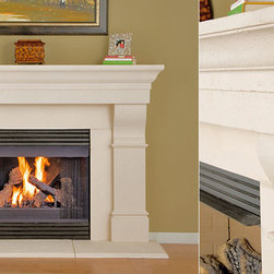 Craig Stone Fireplace Mantel - Indoor Fireplaces