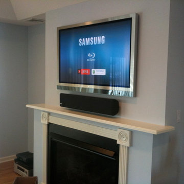Bedroom TV Installation