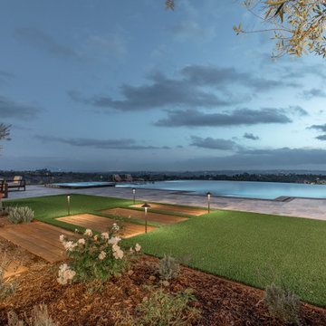 Gorgeous Infinity Pool with mulitple outdoor living spaces