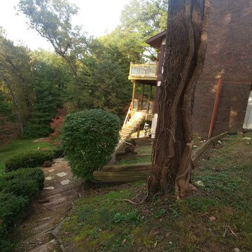 2 Tier Wood Deck