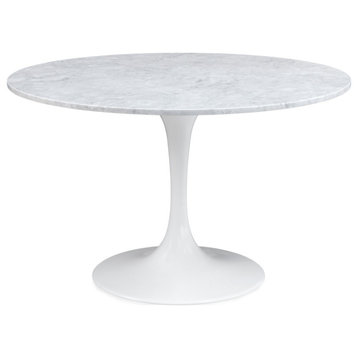 Dunham Dining Table, White