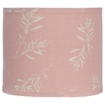 Olive Grove Pink Shade, 12", Drum With Spider Fitter