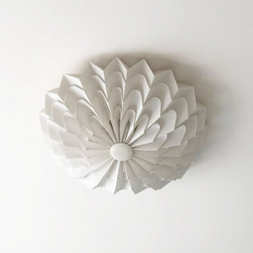 Adjustable, Dimmable and Light Color LED White Flower Ceiling Light