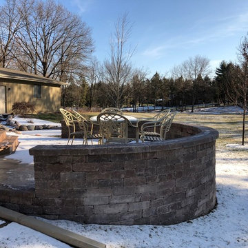 Timber Tech Deck with Belgard Paver Patio in Barrington, IL