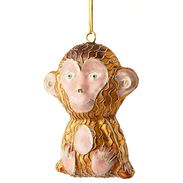 Cloisonne Monkey Ornament