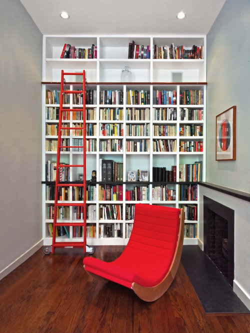 Very Small  Library  Room Houzz