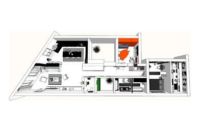 Appartements 150 m² - Plan d'implantation