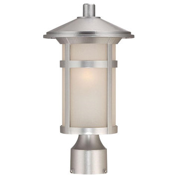 Acclaim Phoenix 1-Light Outdoor Post Mount 39107BS - Brushed Silver