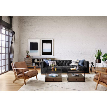 Modern Coffee Tables with Lucite Acrylic Legs