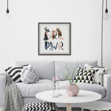 "Girl Power II" Framed Painting Print