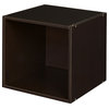 Niche Cubo Storage Set - 3 Cubes and 1 Canvas Bin- Truffle/White