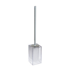 WS Bath Collections Gigi 5380T Toilet Brush Holder in Transparent - Toilet Brushes & Holders