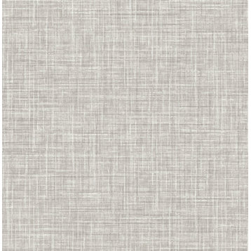 Poise Grey Linen Wallpaper Bolt