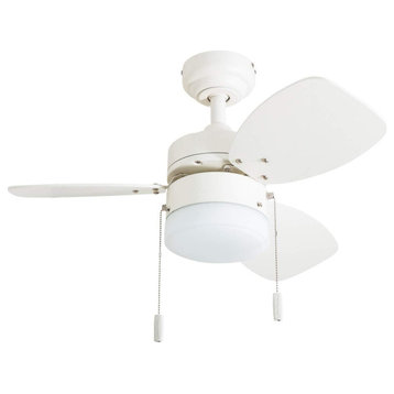 Honeywell Ocean Breeze 30" Ceiling Fan with Light, White