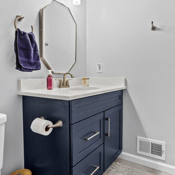 Classic Contemporary Guest Bathroom Renovation