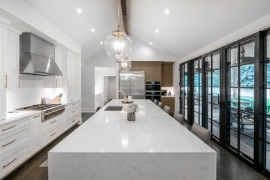 Trendy kitchen photo in Denver