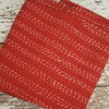 Solid Color Kantha Throw, Red, Queen