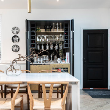 kitchen redesign on a grand scale with CRL Quartz Calacatta Dorado