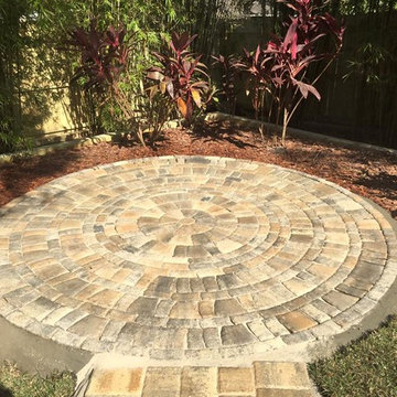 Longwood Retaining Wall, Fence and Landscape Project