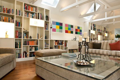Inspiration for a contemporary living room in Buckinghamshire.