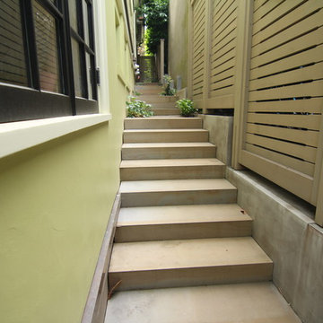 Cut Pioneer Patio, Steps and Walkway