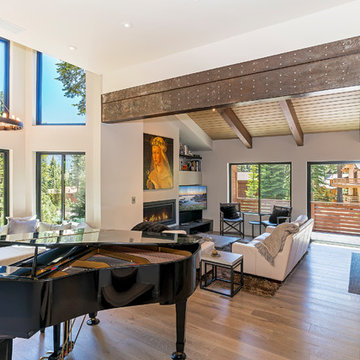 Incline Village Home - remodel, art placement, and landscape design