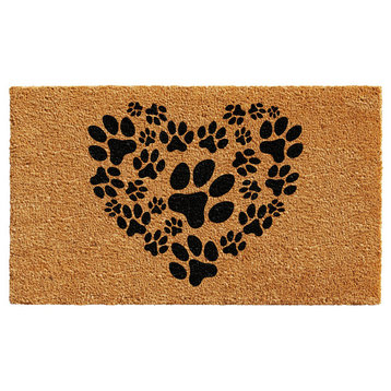 Heart Paws Doormat, 24"x36"
