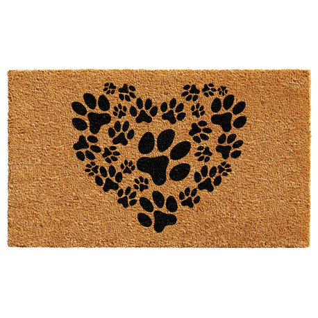 Heart Paws Doormat, 24"x36"