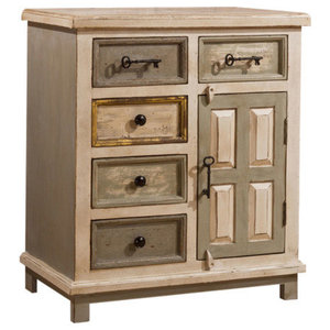 Powell Home Fashions 15a8136co Brighton 31 7 10 Inch Wide 6 Drawer