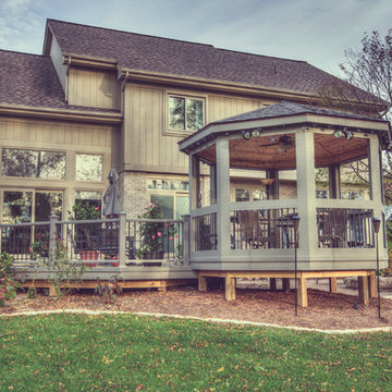 Custom designed gazebo and deck