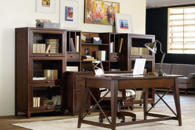 Home office - transitional home office idea in Atlanta