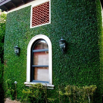 Vertical Garden Wall | Green Exterior | Artificial Hedge Panels