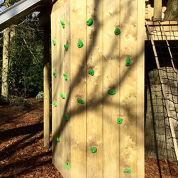 Climbing and Bouldering Wall for Garden Playhouse - Garden Playhouses