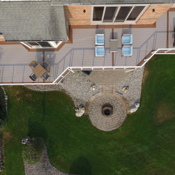 Waterfront Deck in Suttons Bay Overlooking Grand Traverse Bay