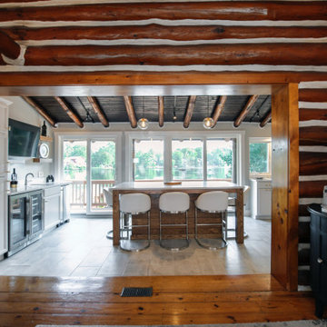 Rustic Traditional White Kitchen