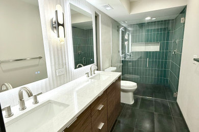 Inspiration for a contemporary bathroom remodel in Portland