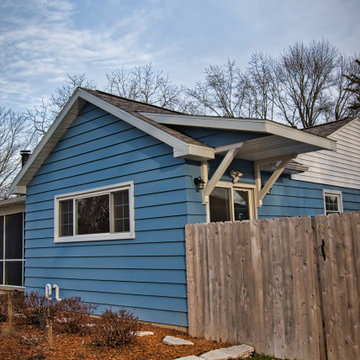 Gable Addition and Side Porch Canopy