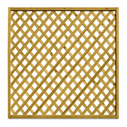 Heavy Diamond Lattice Fence Panels - Home Fencing And Gates