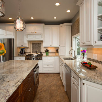 Addition Provided an In-Law-Suite,New Bedrooms for Teens,and a Gourmet Kitchen