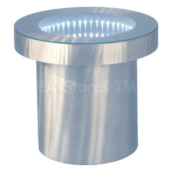 Infinity Aluminum Tunnel End Table - Furniture