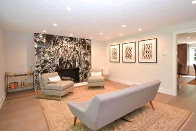 Example of a living room design in Philadelphia