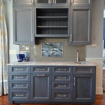 Stunning Kitchen with rustic beach accents in York ME