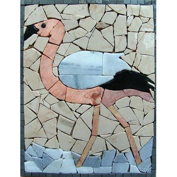 Mosaic Designs, Pink Flamingo, 12"x16"